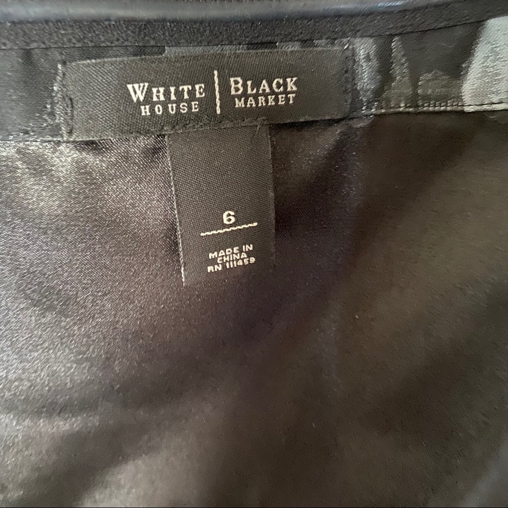 WHBM sz 6 strapless cocktail dress - Picture 7 of 7